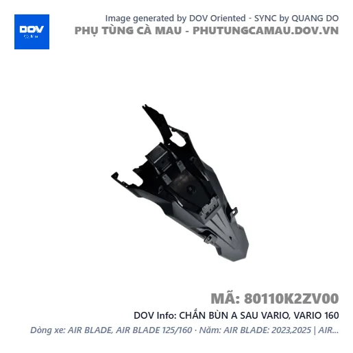 CHẮN BÙN A SAU VARIO, VARIO 160 — 80110K2ZV00