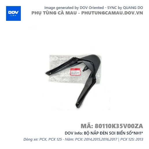 BỘ NẮP ĐÈN SOI BIỂN SỐ*NH1*  — 80110K35V00ZA