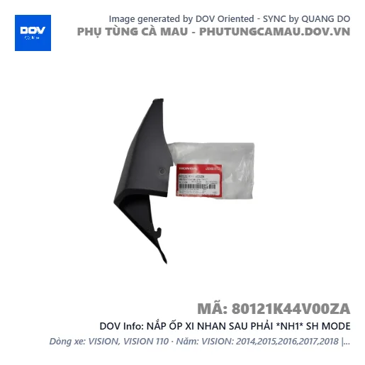 NẮP ỐP XI NHAN SAU PHẢI *NH1* SH MODE — 80121K44V00ZA