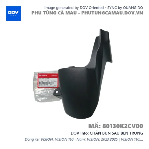 CHẮN BÙN SAU BÊN TRONG  — 80130K2CV00