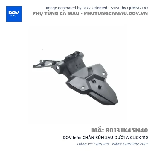 CHẮN BÙN SAU DƯỚI A CLICK 110 — 80131K45N40