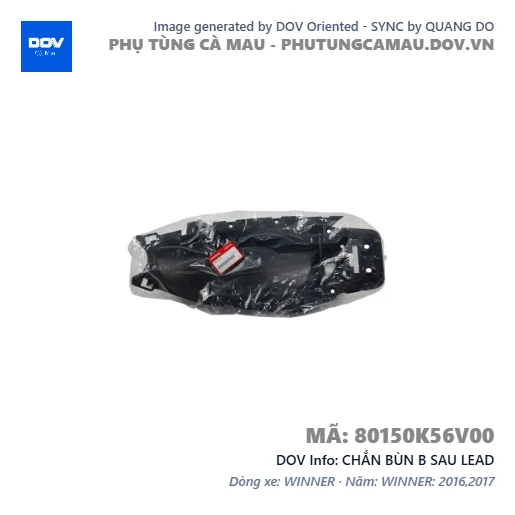 CHẮN BÙN B SAU LEAD — 80150K56V00