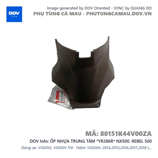 ỐP NHỰA TRUNG TÂM *YR286R* NX500, REBEL 500 — 80151K44V00ZA
