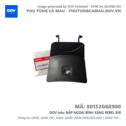 NẮP NGOÀI BÌNH XĂNG REBEL 500 — 80152GGE900