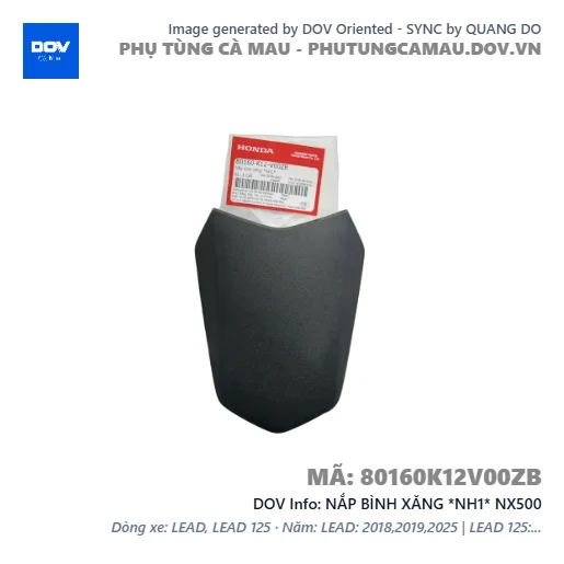 NẮP BÌNH XĂNG *NH1* NX500 — 80160K12V00ZB
