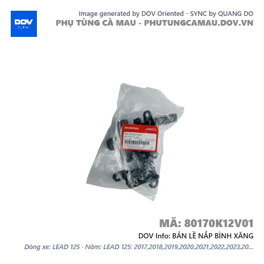 BẢN LỀ NẮP BÌNH XĂNG — 80170K12V01