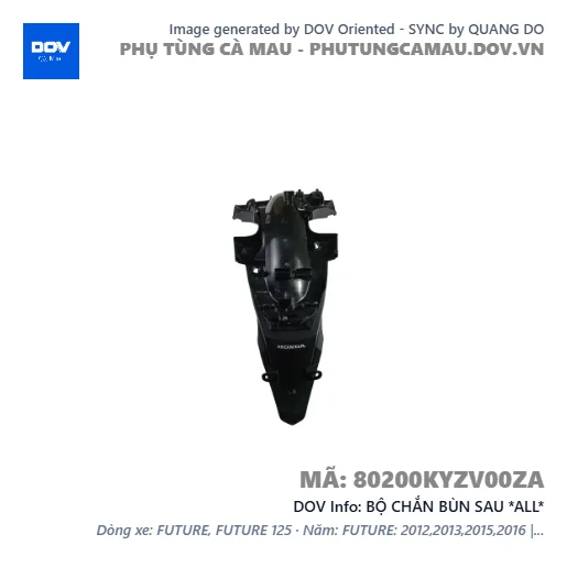 BỘ CHẮN BÙN SAU *ALL*  — 80200KYZV00ZA