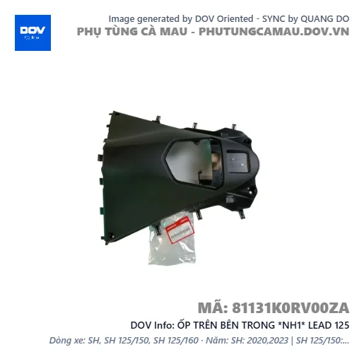ỐP TRÊN BÊN TRONG *NH1* LEAD 125 — 81131K0RV00ZA
