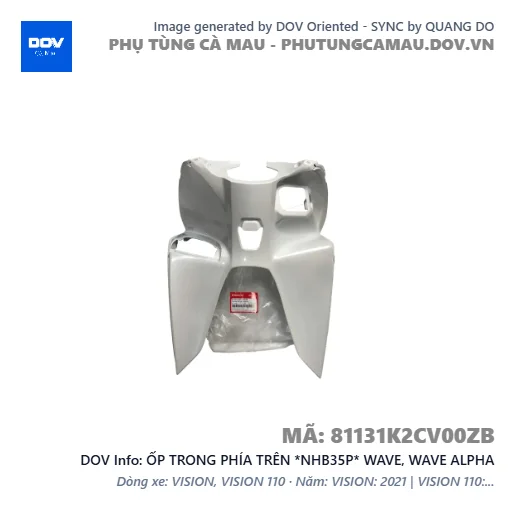 ỐP TRONG PHÍA TRÊN *NHB35P* WAVE, WAVE ALPHA — 81131K2CV00ZB