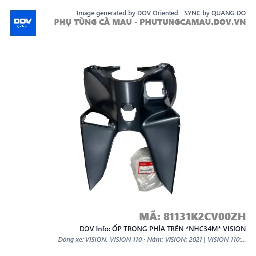 ỐP TRONG PHÍA TRÊN *NHC34M* VISION — 81131K2CV00ZH