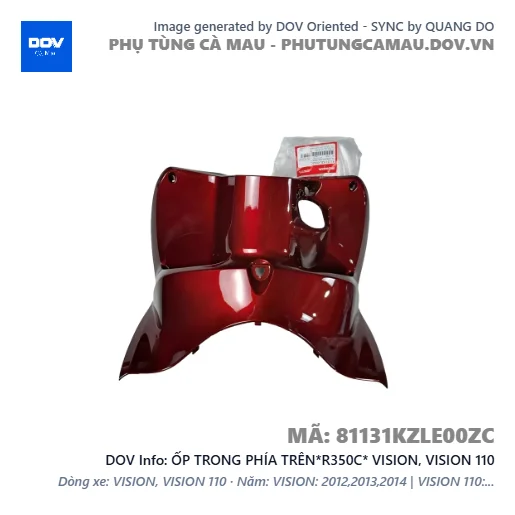 ỐP TRONG PHÍA TRÊN*R350C* VISION, VISION 110 — 81131KZLE00ZC