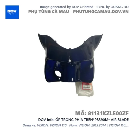ỐP TRONG PHÍA TRÊN*PB390M* AIR BLADE — 81131KZLE00ZF