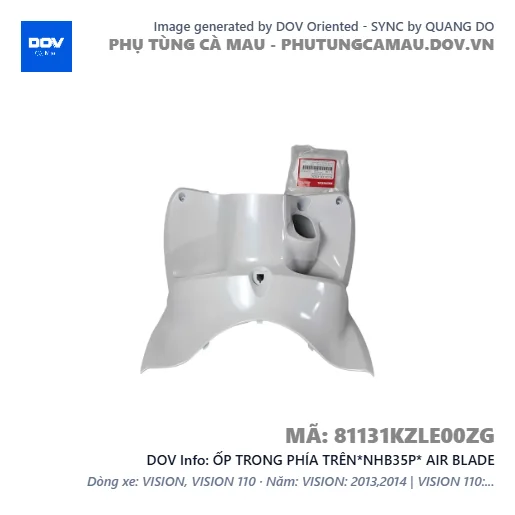 ỐP TRONG PHÍA TRÊN*NHB35P* AIR BLADE — 81131KZLE00ZG