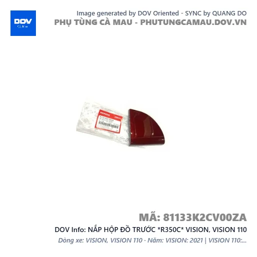 NẮP HỘP ĐỒ TRƯỚC *R350C* VISION, VISION 110 — 81133K2CV00ZA