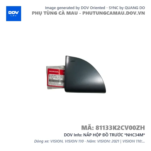 NẮP HỘP ĐỒ TRƯỚC *NHC34M* — 81133K2CV00ZH