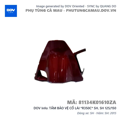 TẤM BẢO VỆ CỔ LÁI *R350C* SH, SH 125/150 — 81134K01610ZA