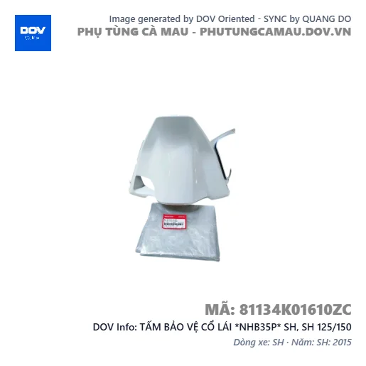 TẤM BẢO VỆ CỔ LÁI *NHB35P* SH, SH 125/150 — 81134K01610ZC