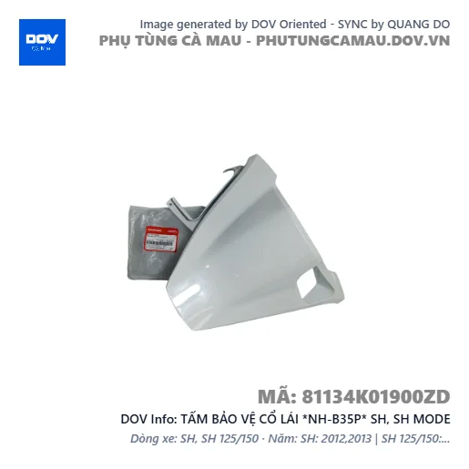 TẤM BẢO VỆ CỔ LÁI *NH-B35P* SH, SH MODE — 81134K01900ZD