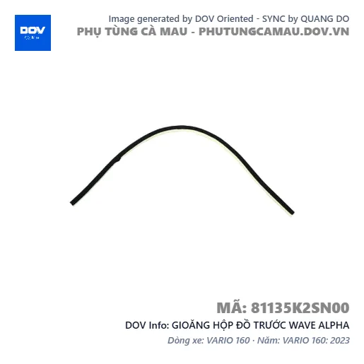 GIOĂNG HỘP ĐỒ TRƯỚC WAVE ALPHA — 81135K2SN00