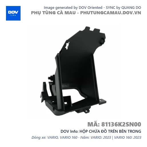 HỘP CHỨA ĐỒ TRÊN BÊN TRONG  — 81136K2SN00