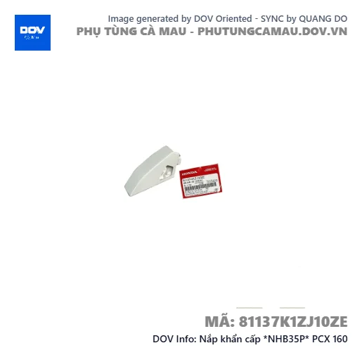 Nắp khẩn cấp *NHB35P* PCX 160 — 81137K1ZJ10ZE