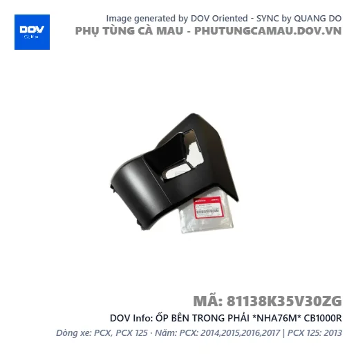 ỐP BÊN TRONG PHẢI *NHA76M* CB1000R — 81138K35V30ZG