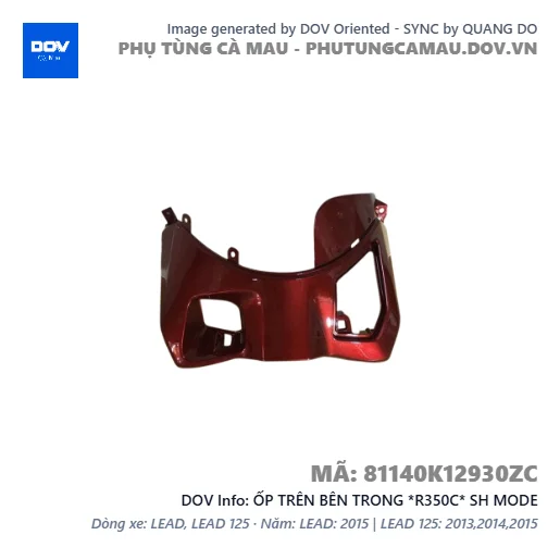 ỐP TRÊN BÊN TRONG *R350C* SH MODE — 81140K12930ZC