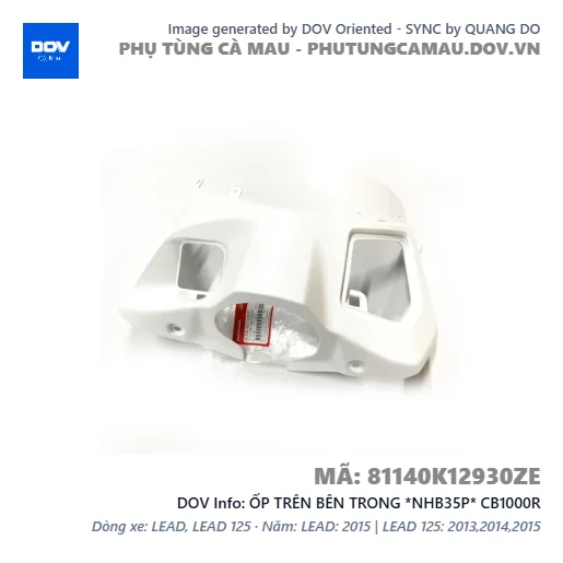 ỐP TRÊN BÊN TRONG *NHB35P* CB1000R — 81140K12930ZE