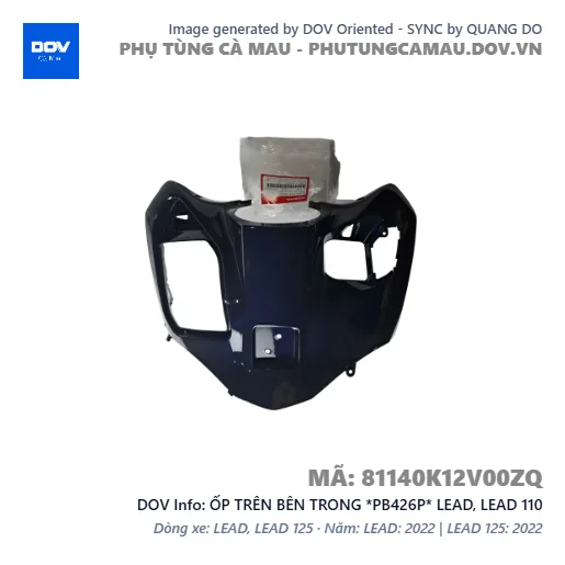 ỐP TRÊN BÊN TRONG *PB426P* LEAD, LEAD 110 — 81140K12V00ZQ