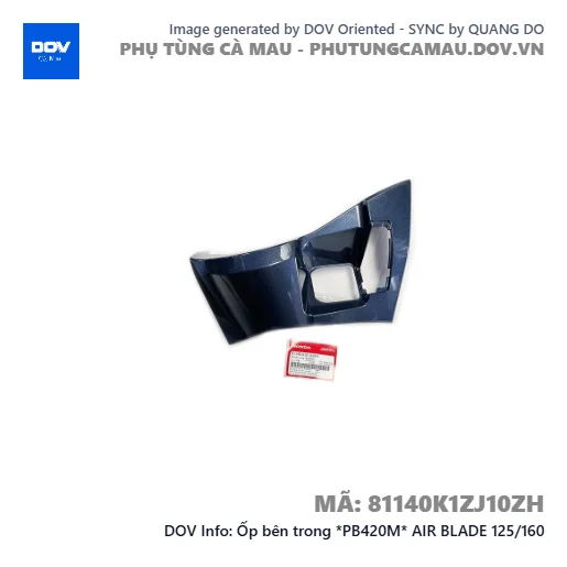 Ốp bên trong *PB420M* AIR BLADE 125/160 — 81140K1ZJ10ZH