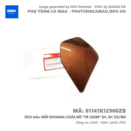 NẮP KHOANG CHỨA ĐỒ *YR-303M* SH, SH 125/160 — 81141K12900ZB
