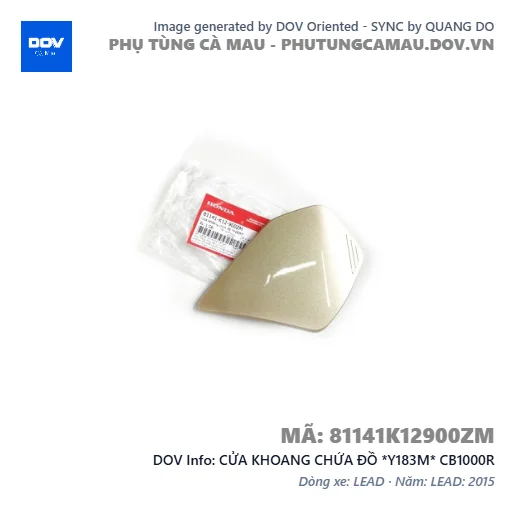 CỬA KHOANG CHỨA ĐỒ *Y183M* CB1000R — 81141K12900ZM