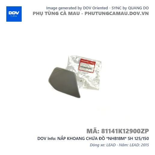 NẮP KHOANG CHỨA ĐỒ *NHB18M* SH 125/150 — 81141K12900ZP