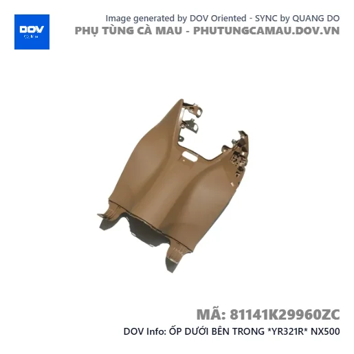 ỐP DƯỚI BÊN TRONG *YR321R* NX500 — 81141K29960ZC