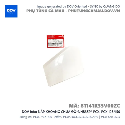 NẮP KHOANG CHỨA ĐỒ*NHB35P* PCX, PCX 125/150 — 81141K35V00ZC