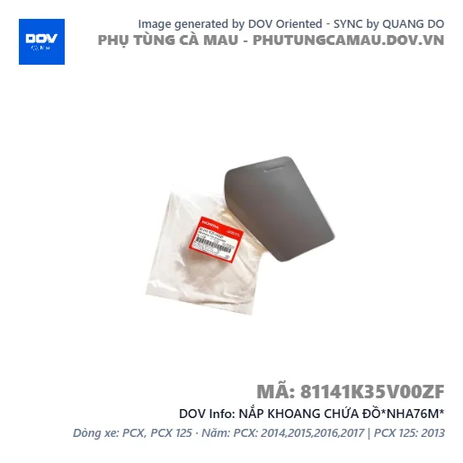 NẮP KHOANG CHỨA ĐỒ*NHA76M*  — 81141K35V00ZF