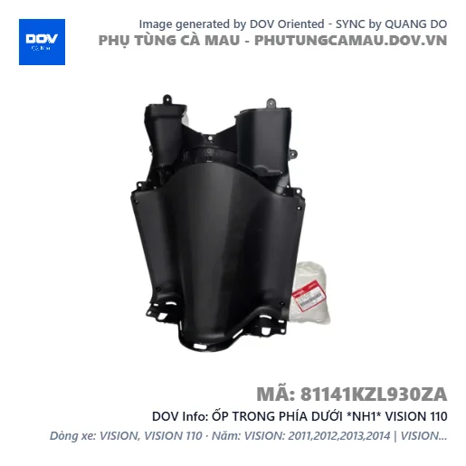 ỐP TRONG PHÍA DƯỚI *NH1* VISION 110 — 81141KZL930ZA