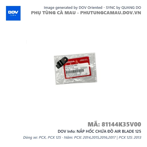 NẮP HỐC CHỨA ĐỒ AIR BLADE 125 — 81144K35V00