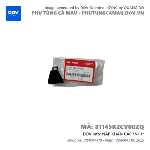 NẮP KHẨN CẤP *NH1* — 81145K2CV00ZQ