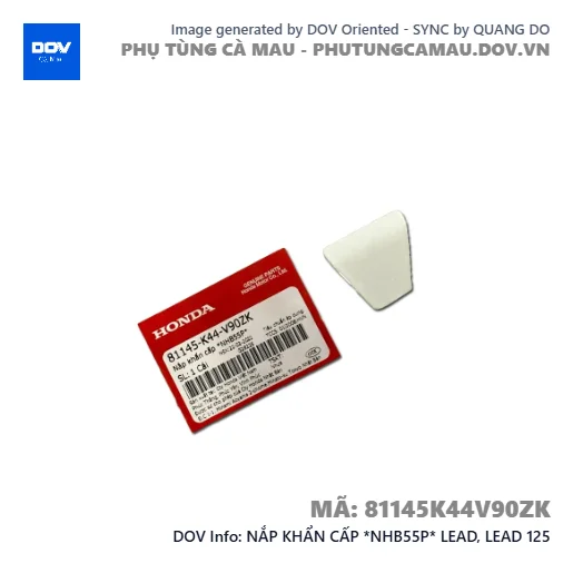 NẮP KHẨN CẤP *NHB55P* LEAD, LEAD 125 — 81145K44V90ZK