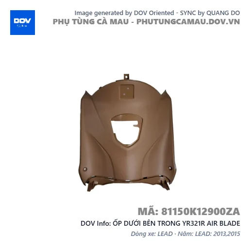 ỐP DƯỚI BÊN TRONG YR321R AIR BLADE — 81150K12900ZA