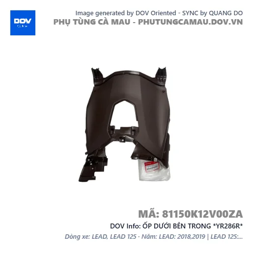 ỐP DƯỚI BÊN TRONG *YR286R*  — 81150K12V00ZA