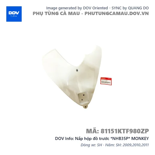 Nắp hộp đồ trước *NHB35P* MONKEY — 81151KTF980ZP
