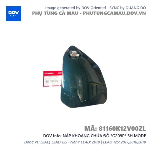 NẮP KHOANG CHỨA ĐỒ *G209P* SH MODE — 81160K12V00ZL