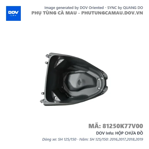 HỘP CHỨA ĐỒ  — 81250K77V00