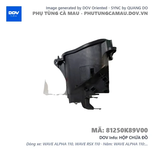 HỘP CHỨA ĐỒ  — 81250K89V00