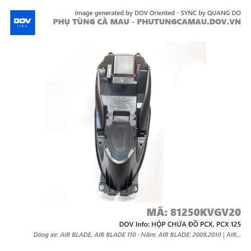 HỘP CHỨA ĐỒ PCX, PCX 125 — 81250KVGV20