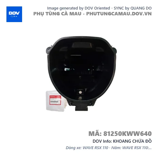 KHOANG CHỨA ĐỒ  — 81250KWW640