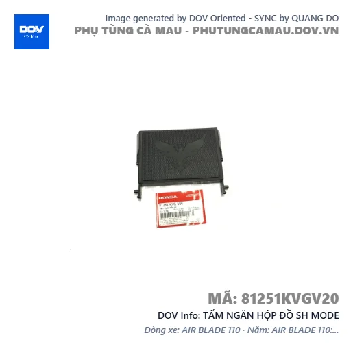 TẤM NGĂN HỘP ĐỒ SH MODE — 81251KVGV20
