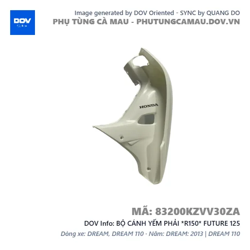 BỘ CÁNH YẾM PHẢI *R150* FUTURE 125 — 83200KZVV30ZA
